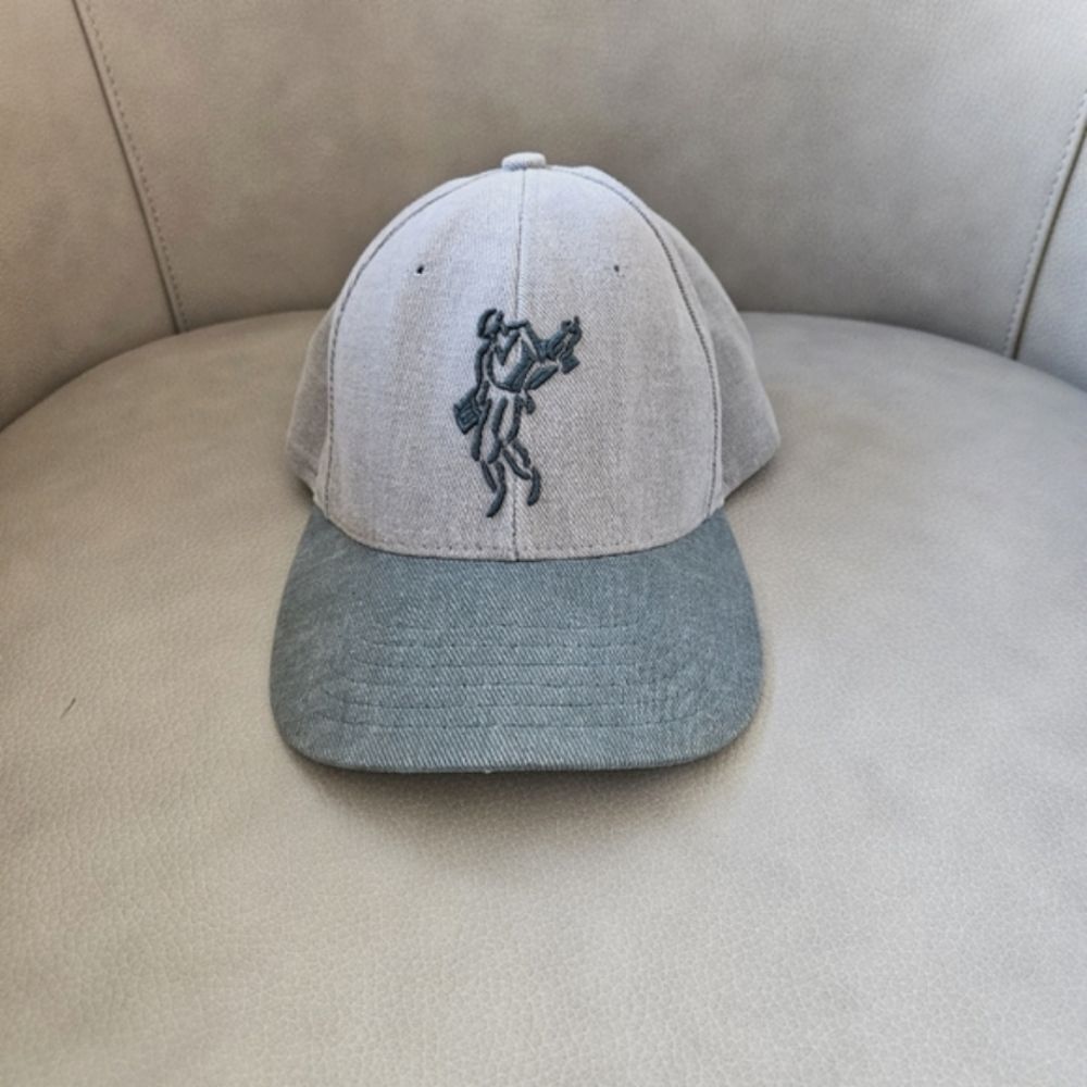 Vintage Ashworth Golf Cap Hat Khaki & Olive Green w/Embroidered Logo Made In USA